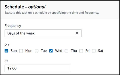 Handling invalid scheduling expression for scheduled task.